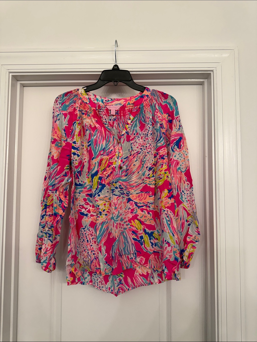 Lilly Pulitzer Elsa Sunken Treasure Bright Floral Pink Multicolor